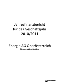 Bild zum Jahresfinanzbericht 2010/2011