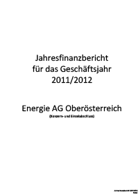 Bild zum Jahresfinanzbericht 2011/2012