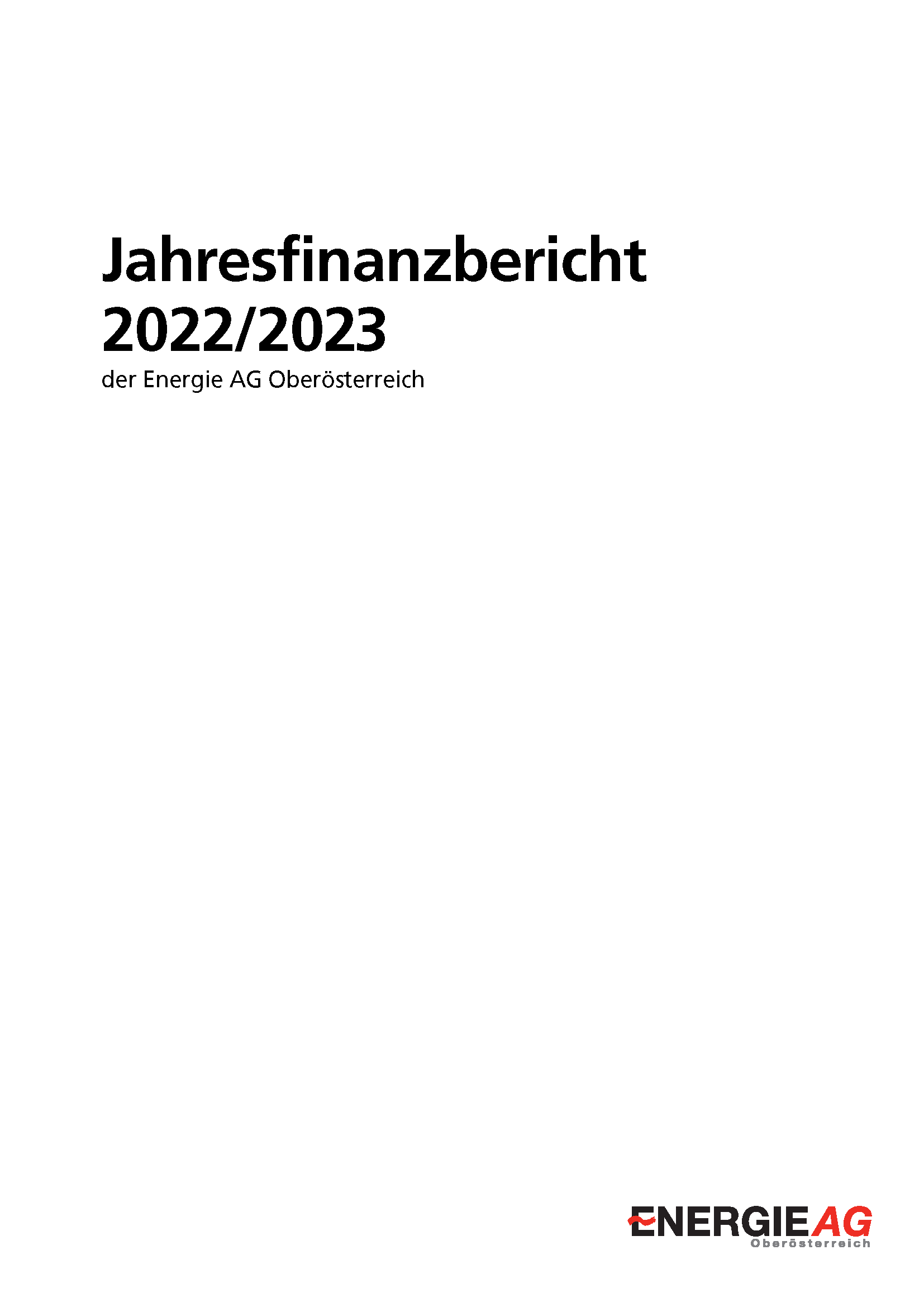 Bild zum Jahresfinanzbericht 2022/2023